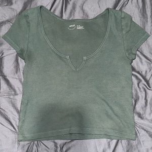 XS GREEN AERIE TOP